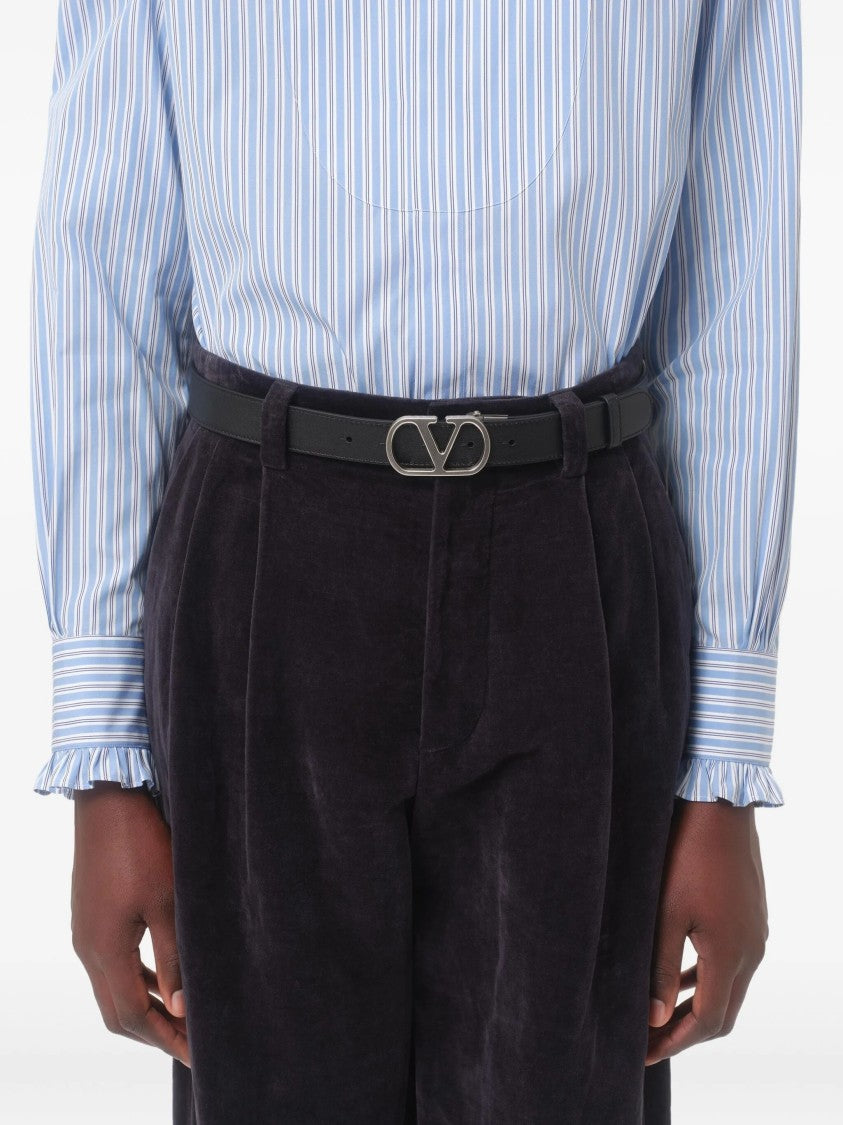 Valentino Black/Navy Belt H. 30 Reversible Belt