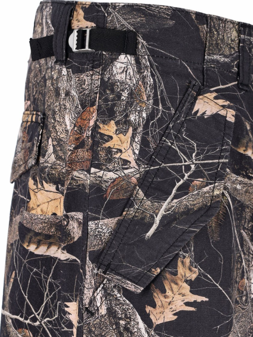 Carhartt Wip Multicolor Camouflage Osborn Cotton Straight-Leg Pants