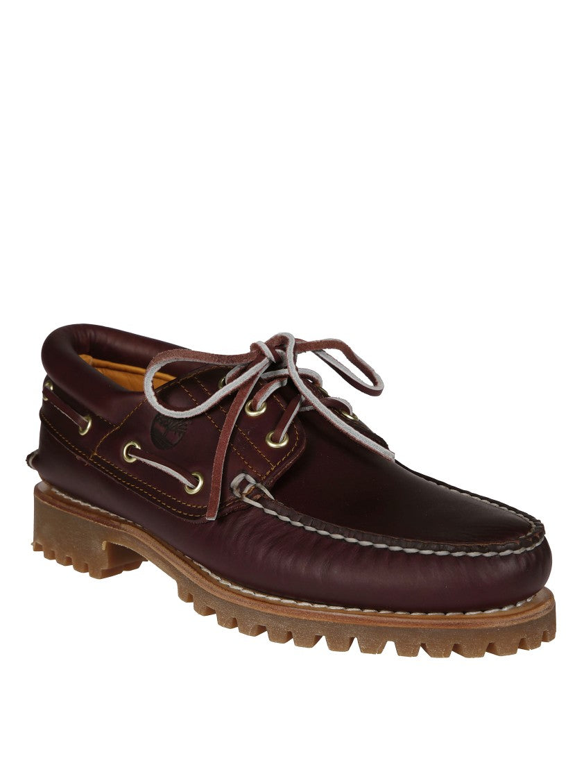 Timberland Burgundy Leather Boat Shoe