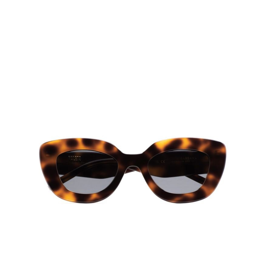Kaleos Oversized Cat-Eye Sunglasses With Tortoiseshell Pattern