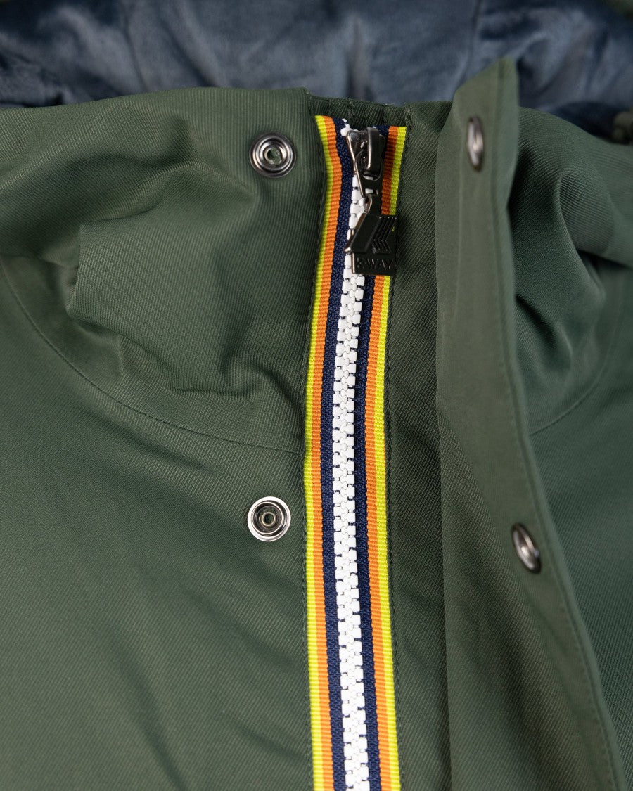 K-Way Green Jarno Water-Resistant Polyester Jacket