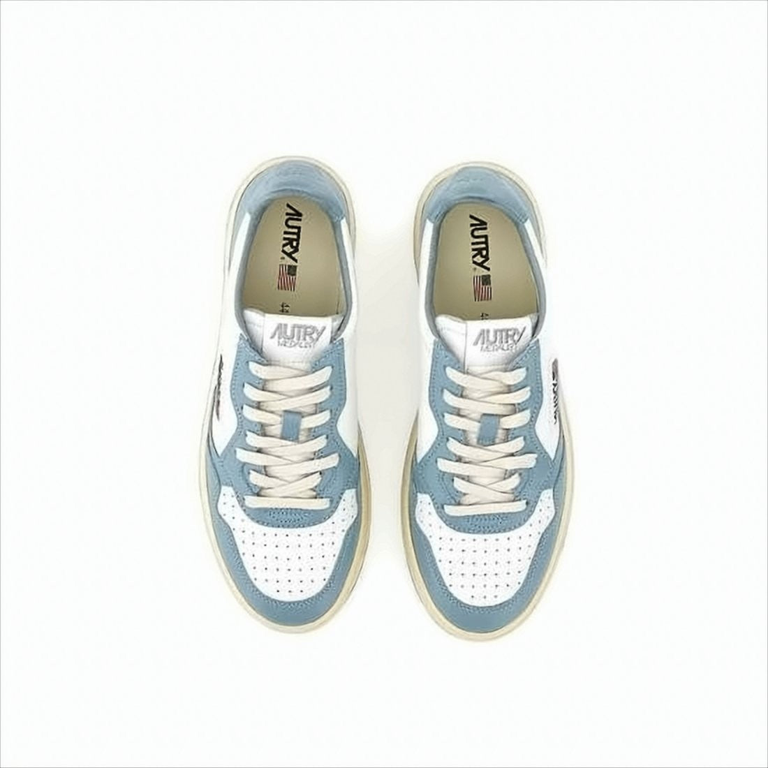 Autry Autry Low-Top Sneakers With Smooth Leather Panels And Perforated Detailing