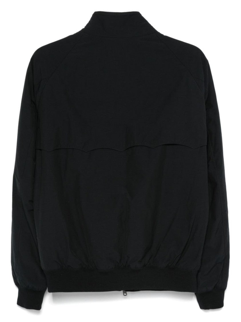 Baracuta Classic Zip-Up Bomber Jacket With Flap Pockets