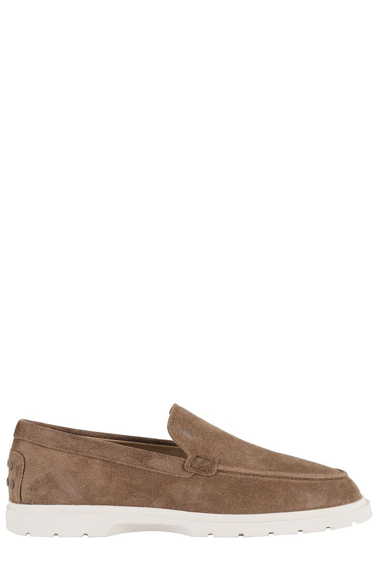 Tod's Hybrid Suede Moccasins