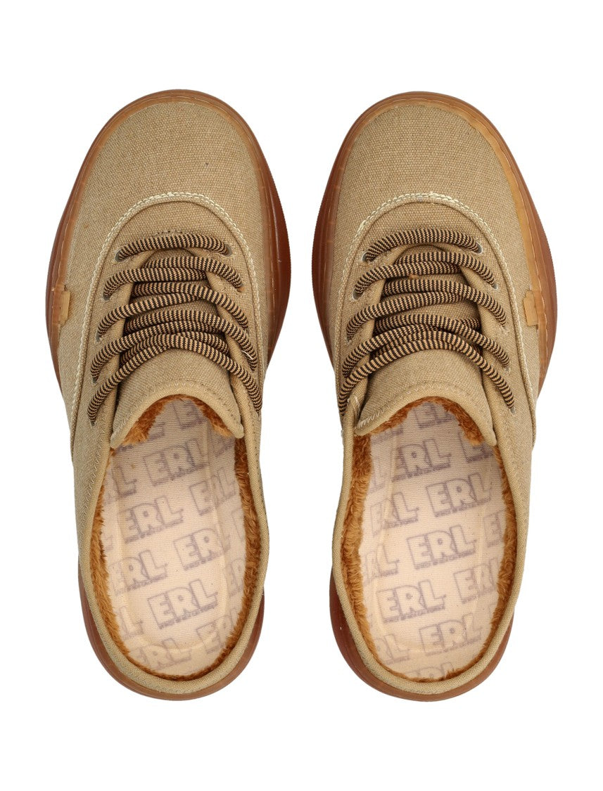 Erl Canvas Mule Sneakers