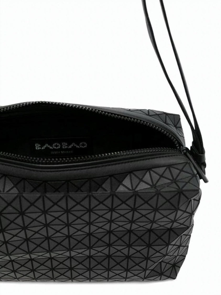 Baobao Geometric-Patterned Cotton Shoulder Bag