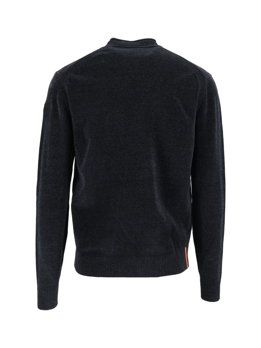 Rrd Plush Round-Neck Knit Sweater