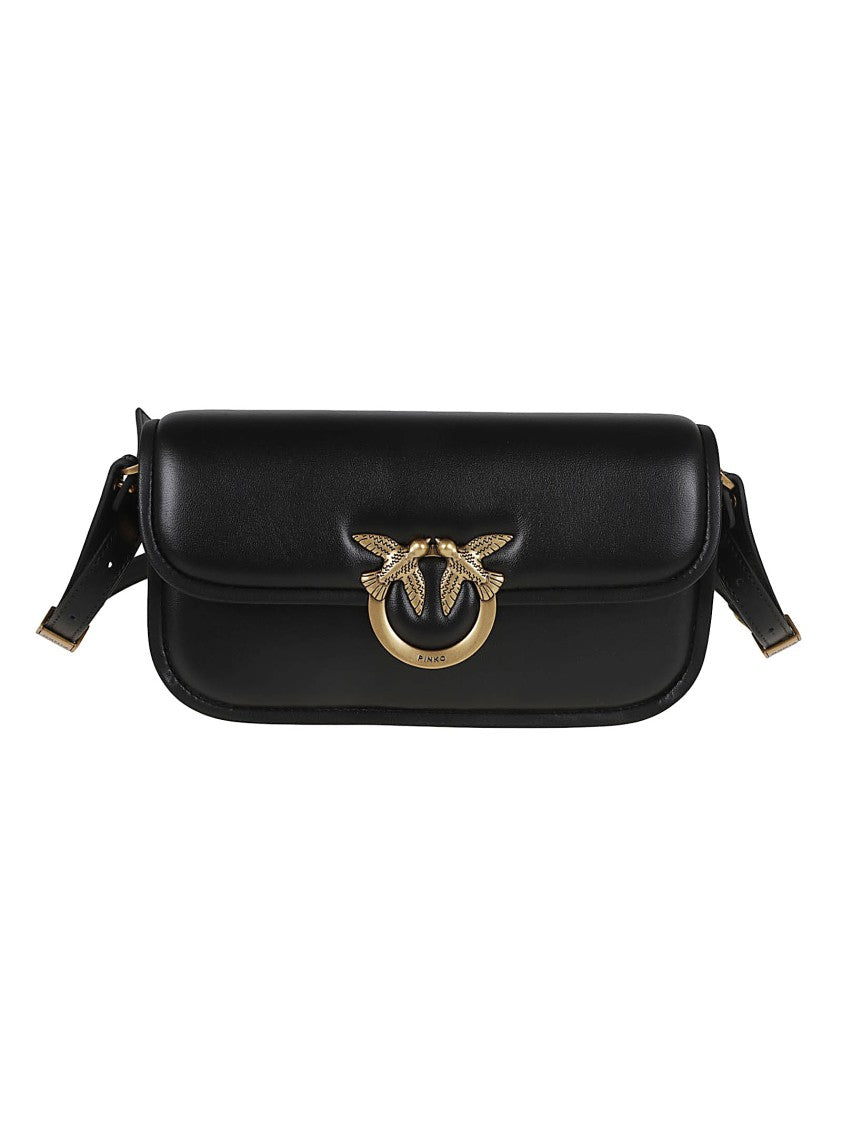 Pinko Structured Leather Belt Bag