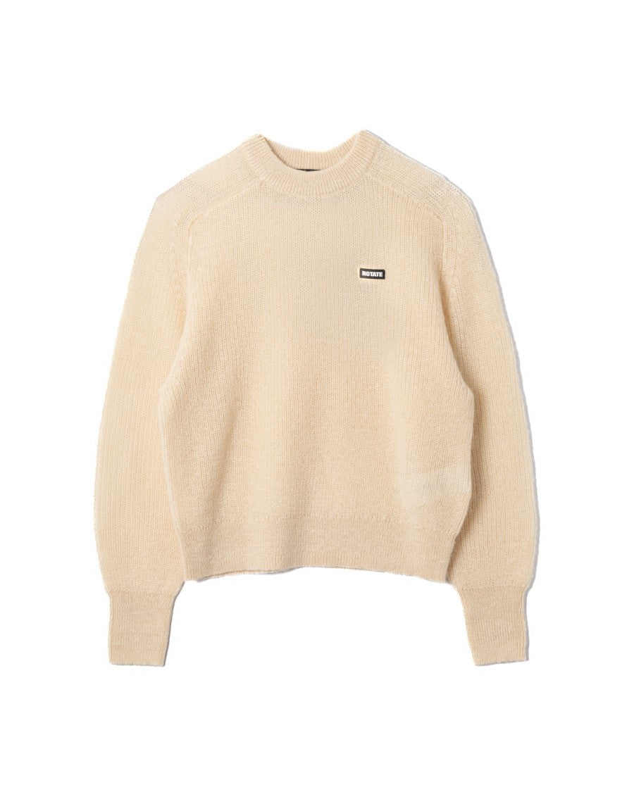 Rotate Oversized Knit Jumper With Raglan Sleeves