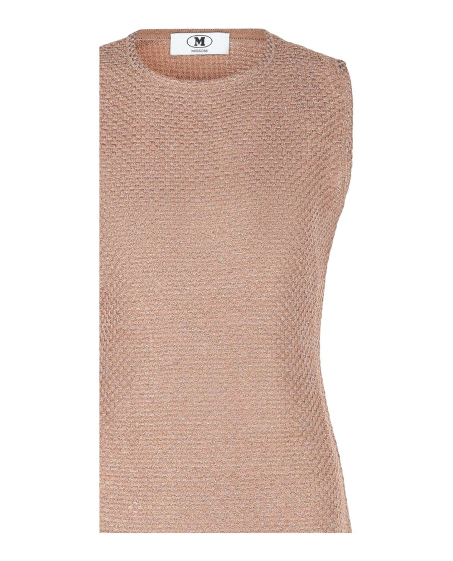 M Missoni Metallic Crochet Dress