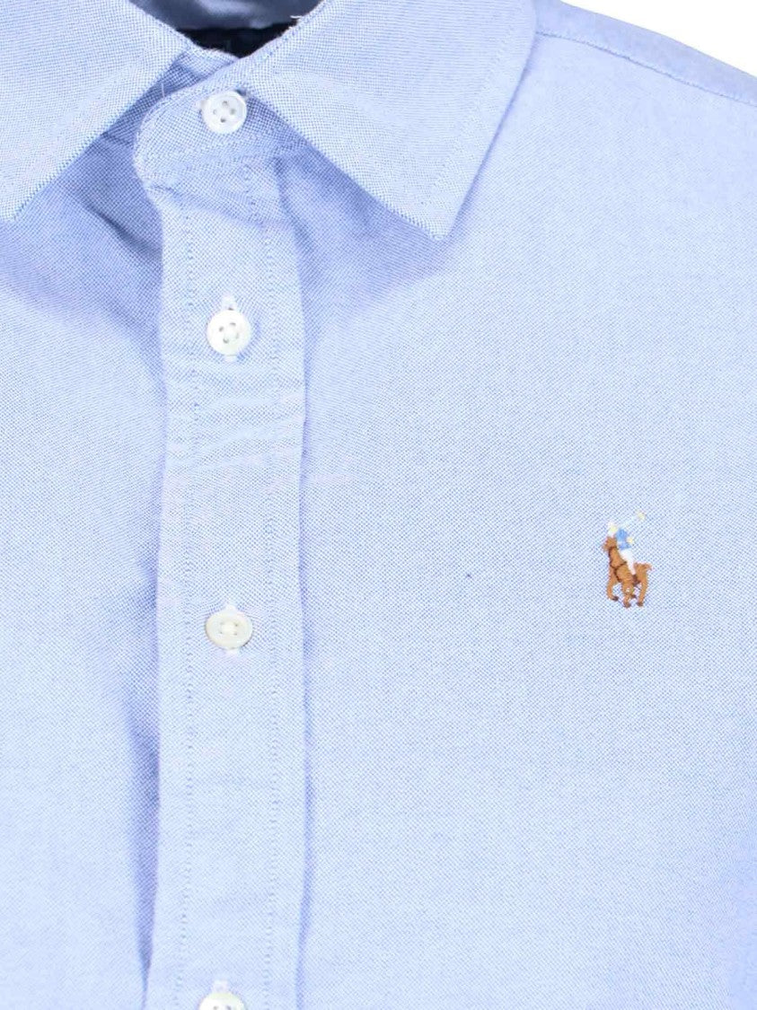 Polo Ralph Lauren Light Blue Cotton Logo Shirt