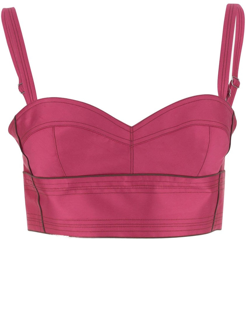 Tory Burch Structured Silk Top