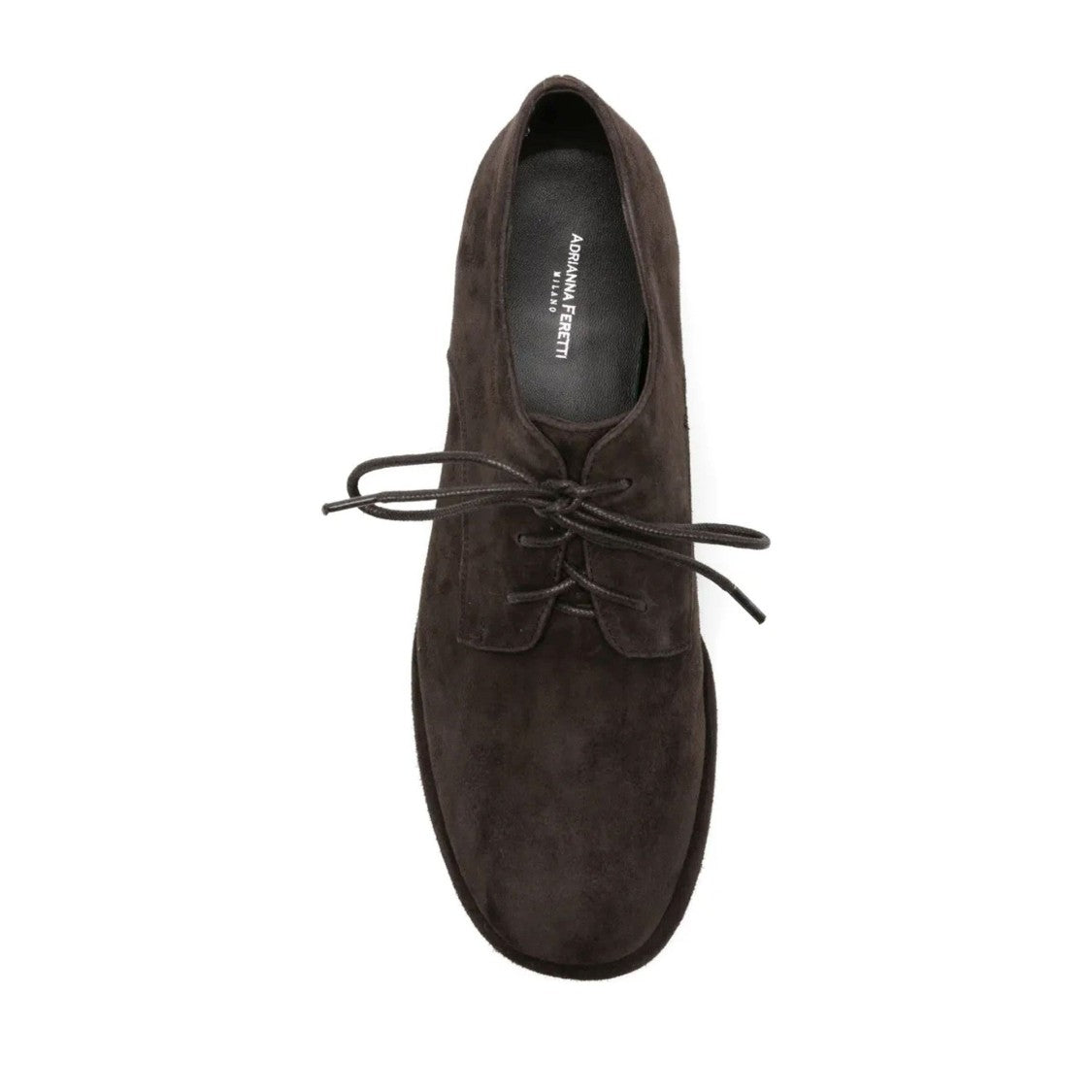 Adrianna Feretti Brown Mid-Height Block Heel Suede Shoes