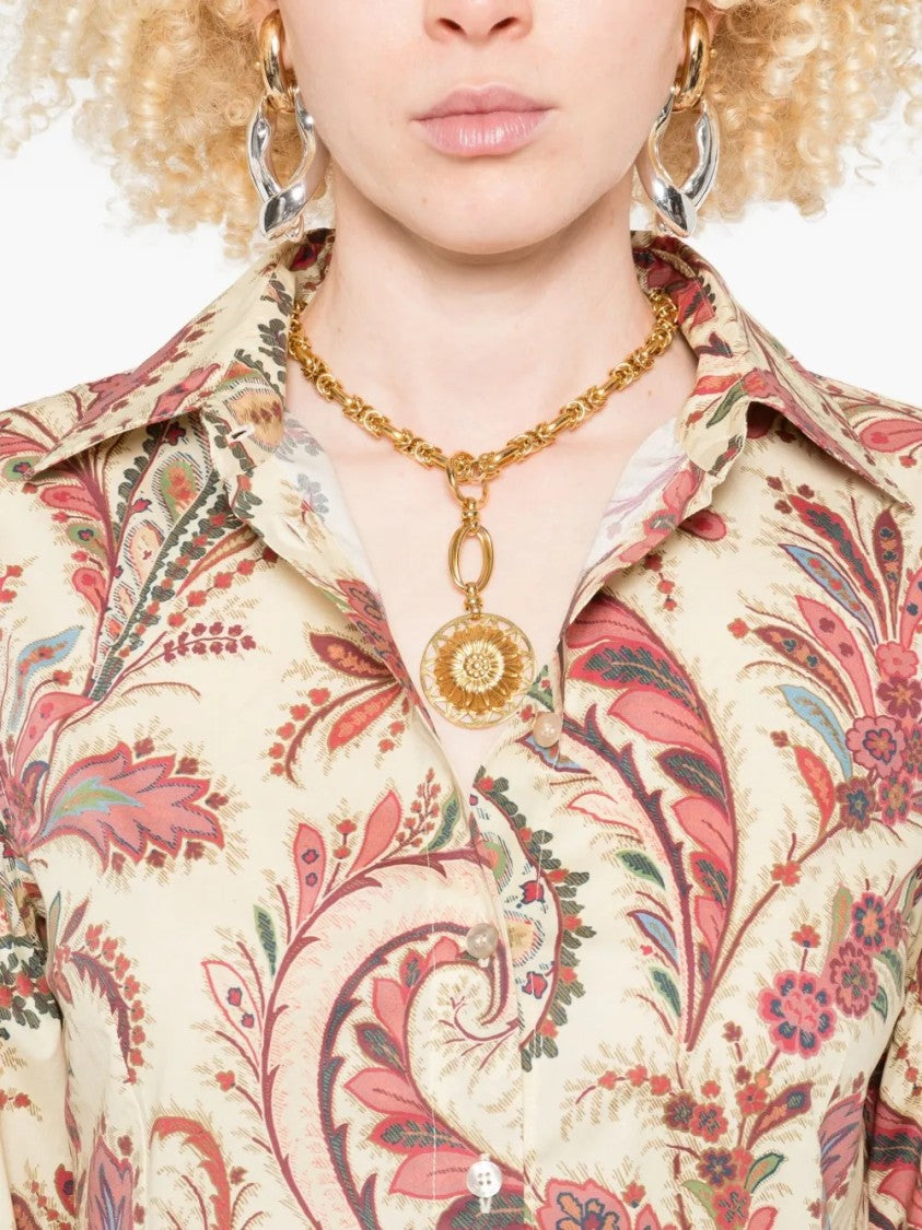 Etro Intricately Patterned Shirt With Classic Collar