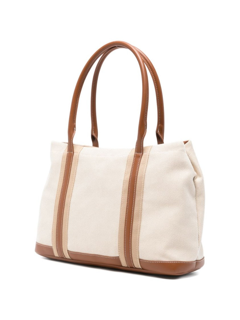 Love Moschino Spacious Tote Bag With Embossed Logo And Leather-Like Accents