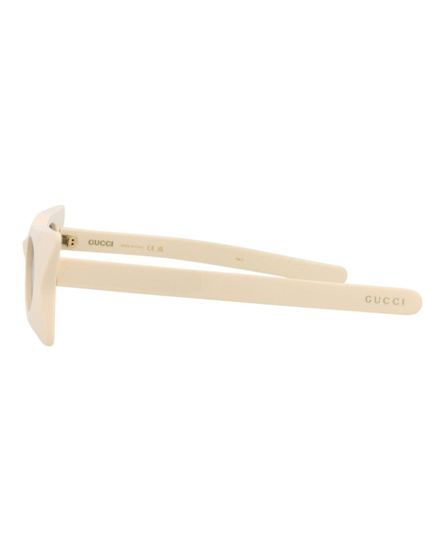 Gucci Cat Eye-Frame Recycled Acetate Sunglasses With Saddle Nose Bridge