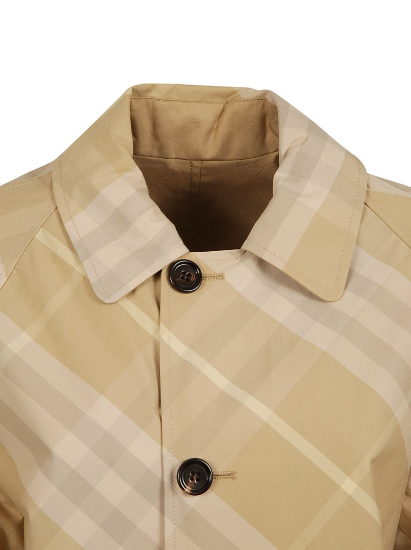 Burberry Classic Plaid Tailored Coat