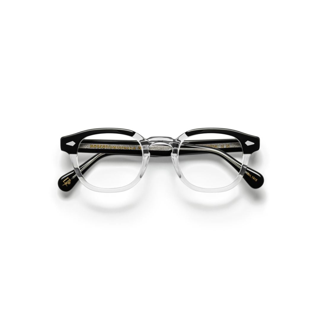 Moscot Or-Lem-O Lemtosh Two-Tone Acetate Eyeglasses With Keyhole Bridge