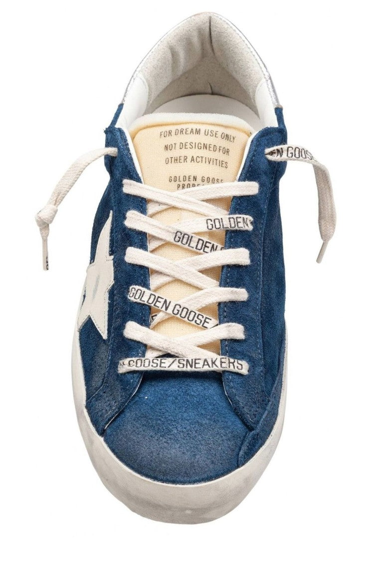 Golden Goose Super-Star Suede Upper And Toe Sneakers