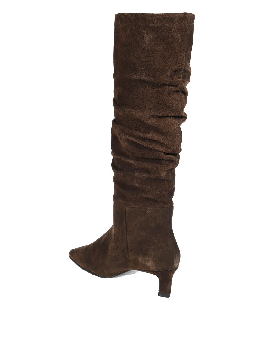 Alohas Kalila Suede Slouchy Ankle Boots