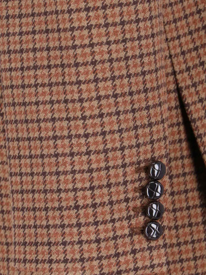 Chloé Tailored Double-Breasted Blazer – Brown