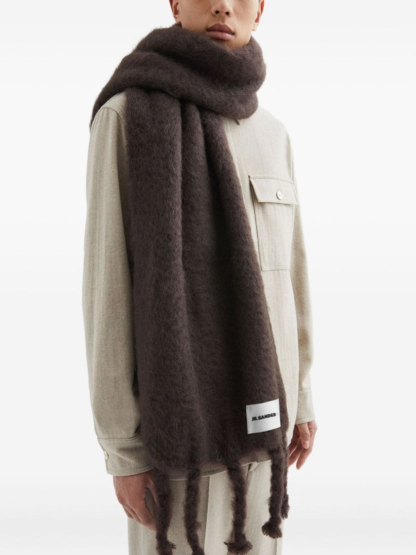 Jil Sander Plain Scarf With Label