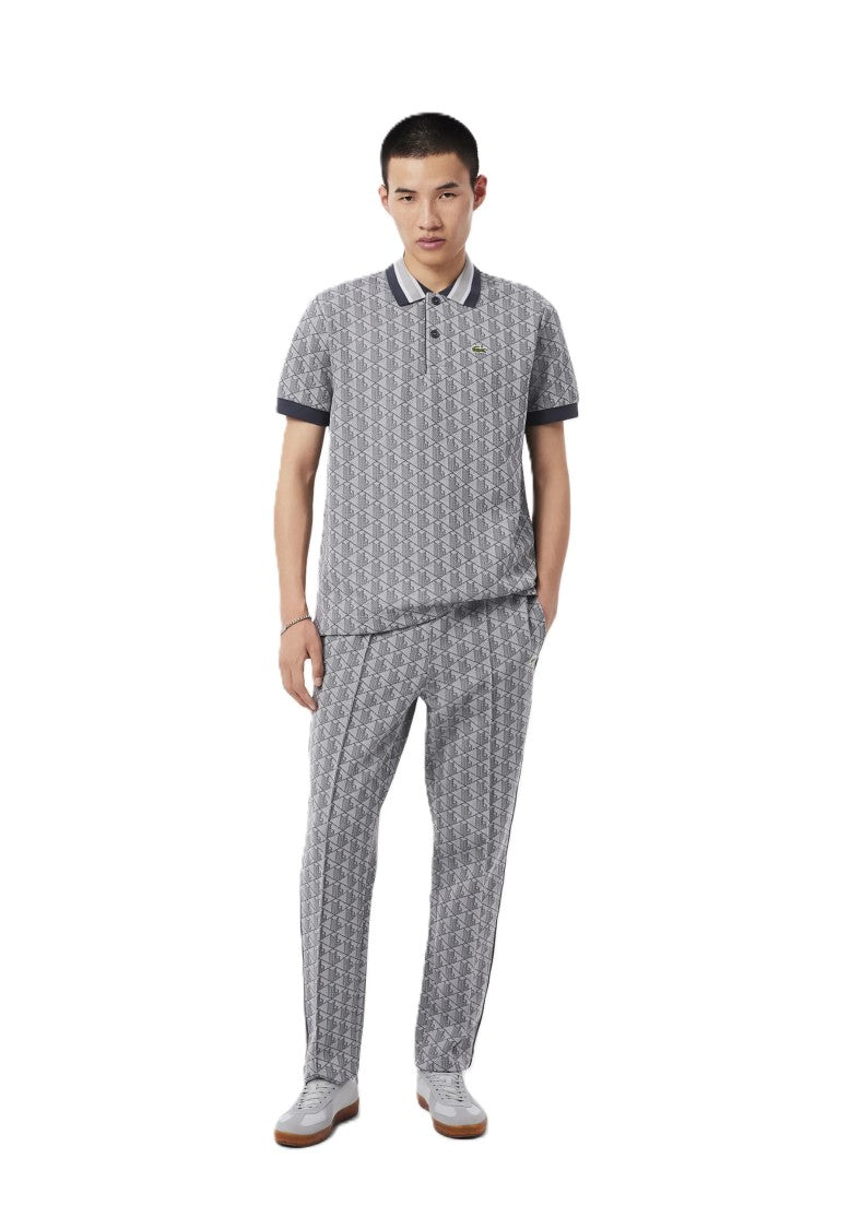 Lacoste Gray Paris Monogram Track Pants