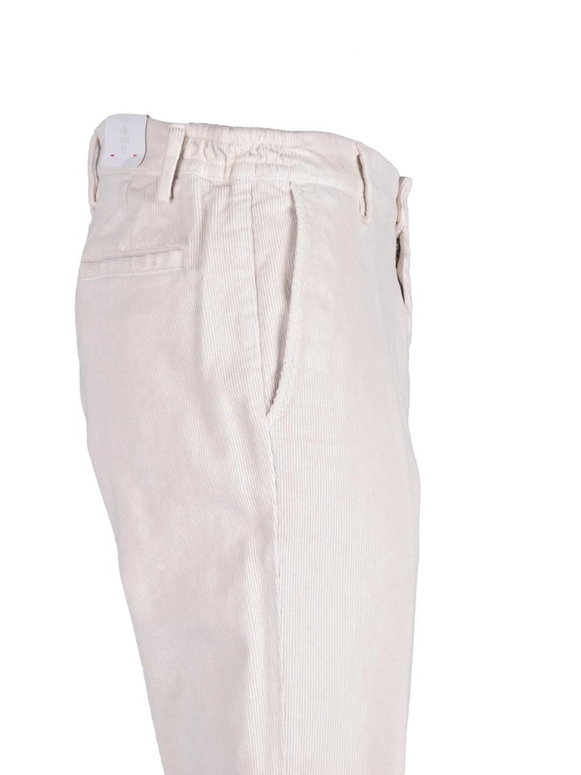 Eleventy Beige Stretch Cotton Regular Fit Chino Pants