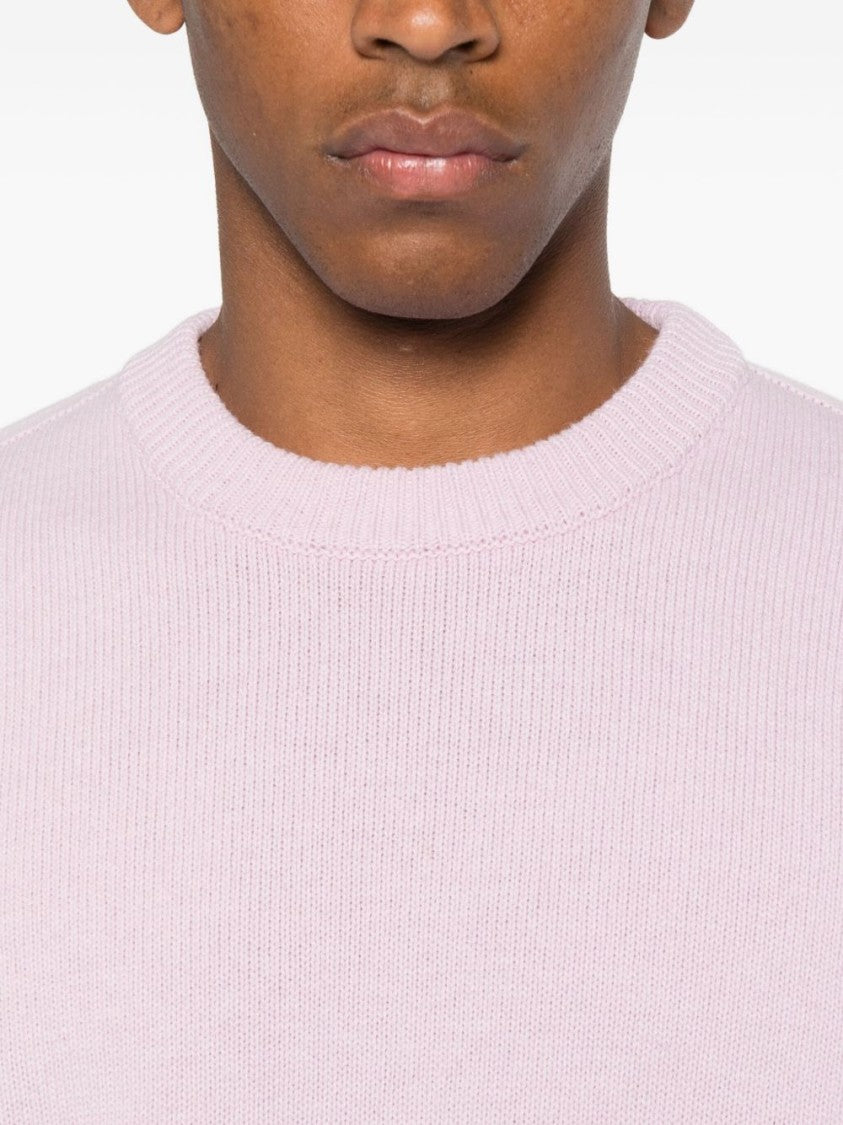 Stone Island Light Pink Crew Neck Sweater