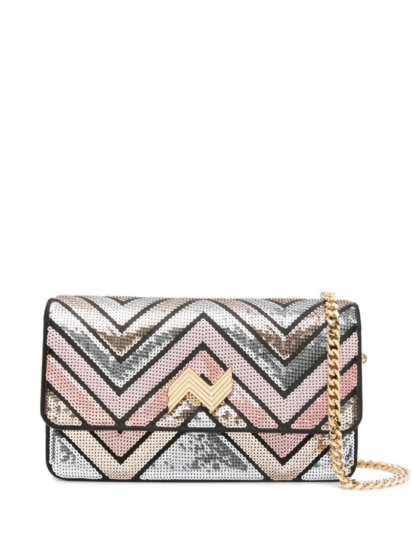 Missoni Textured Woven Missoni Bag With Intricate Zigzag Motifs