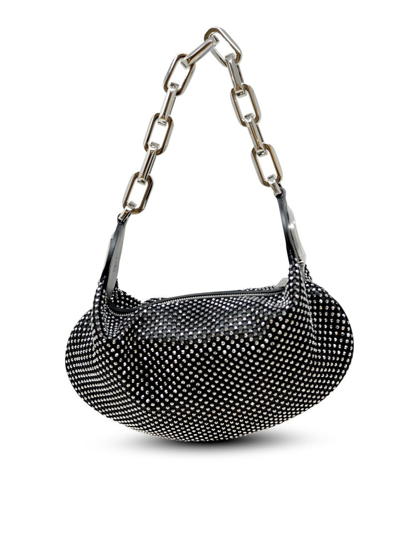 Christian Louboutin Le 54 Chain Nappa Strass Leather Bag