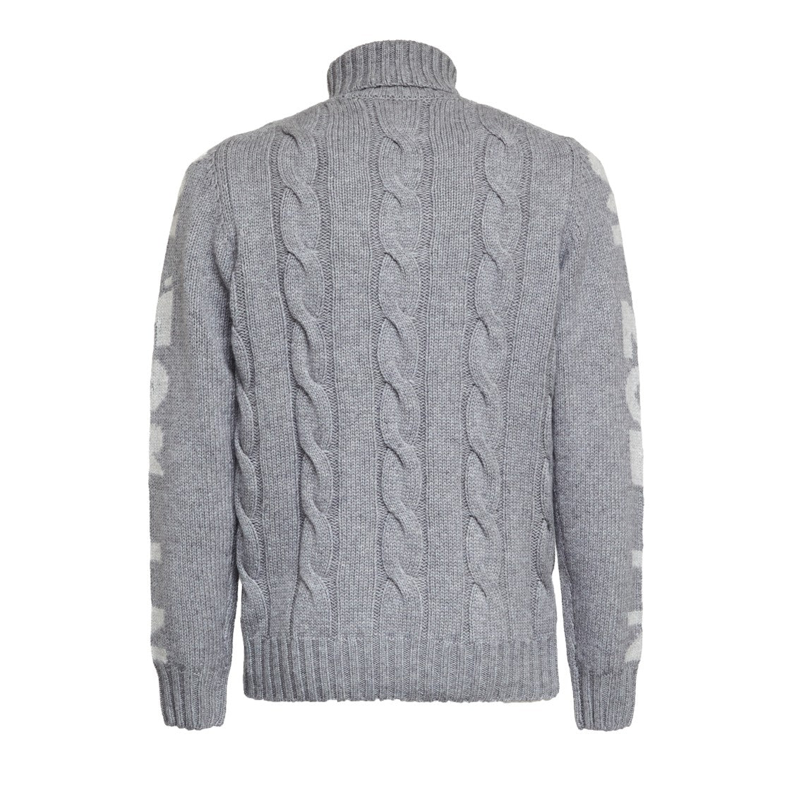 Mc2 Saint Barth St. Moritz Fisherman Turtleneck With Braids