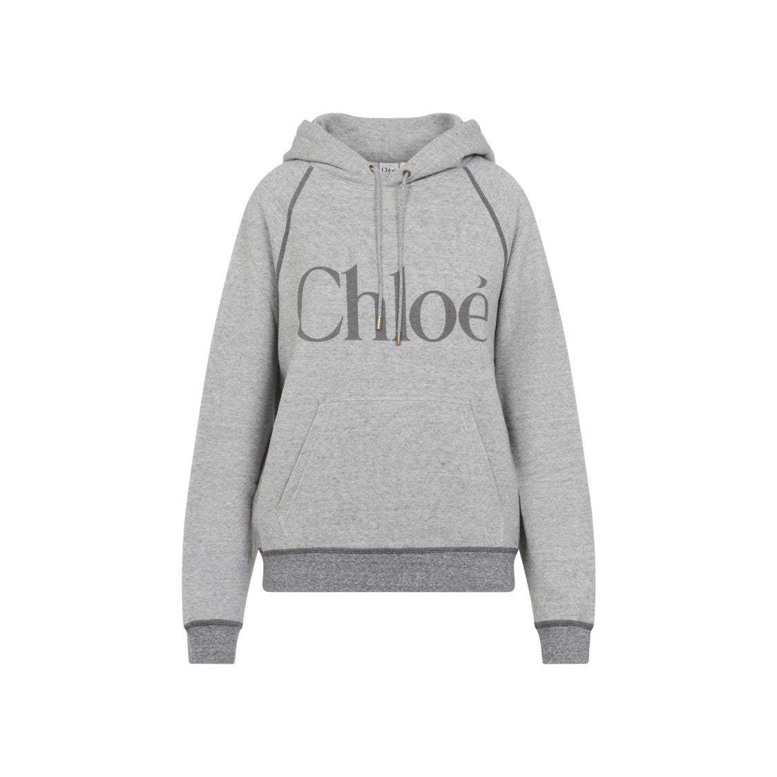Chloé Heather Grey Relaxed Fit  Sweatshirt