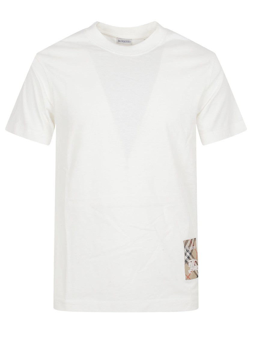 Burberry Ribbed Neck T-Shirt