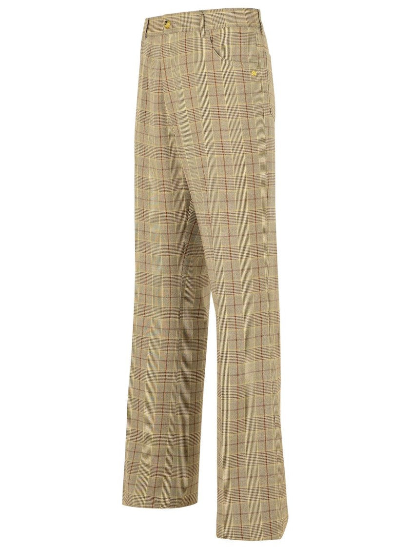 Amiri Beige Virgin Wool Blend Trousers