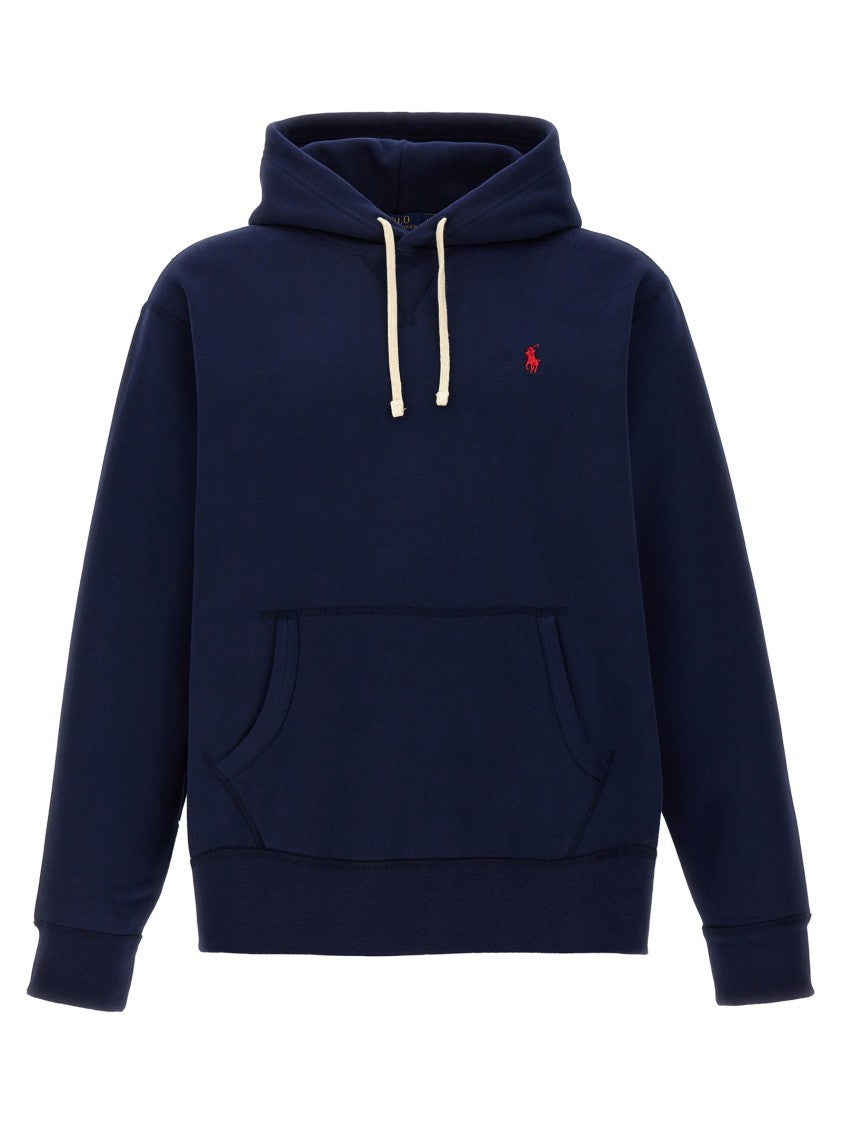 Polo Ralph Lauren Classic Blue Cotton Hoodie