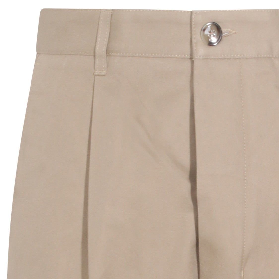 Ami Paris Beige Cotton Pants