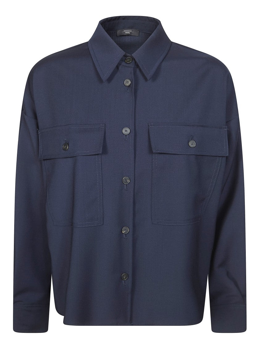 Max Mara Mulino Cropped Virgin Wool Jacket