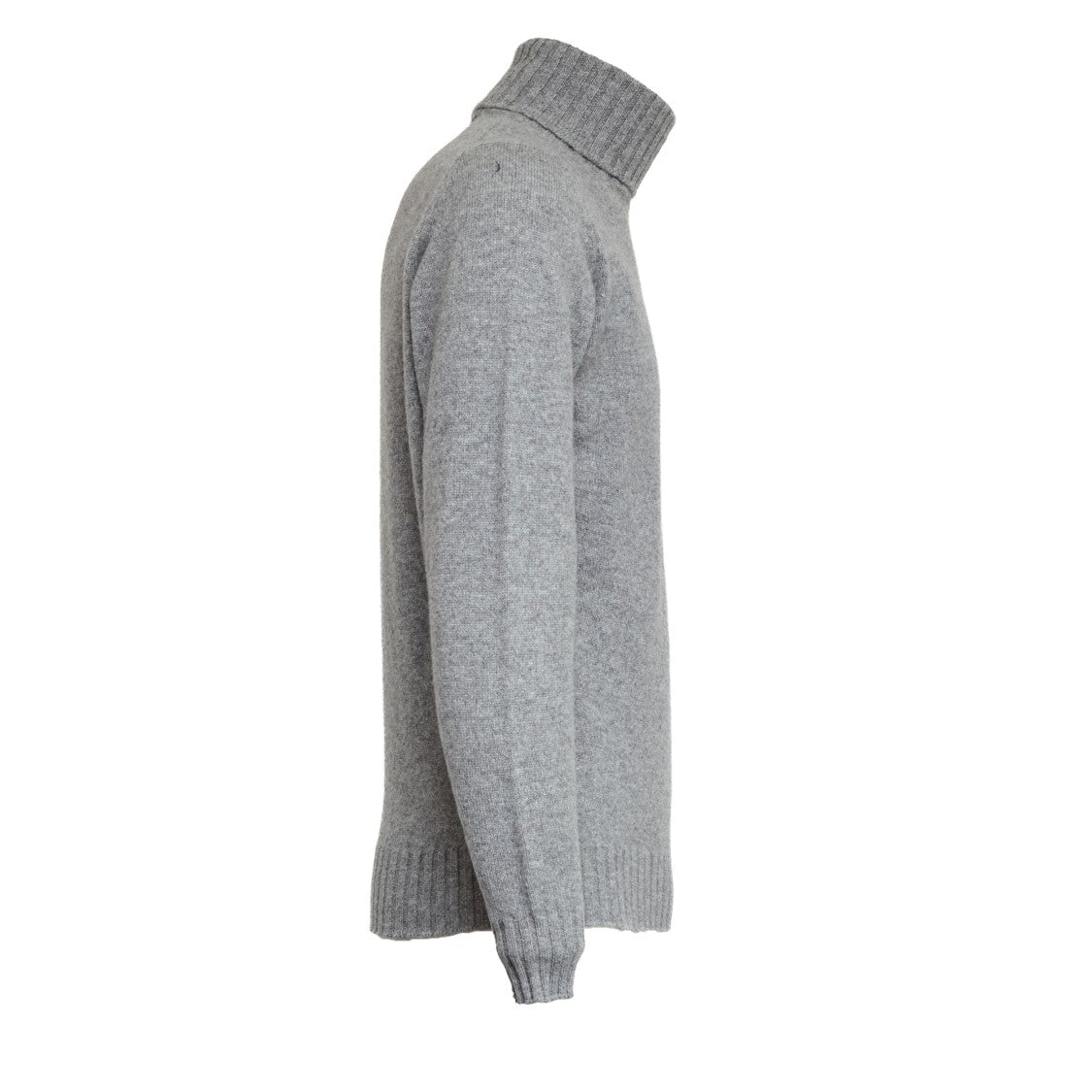 Filippo De Laurentiis High Turtleneck Ribbed Cashmere Wool Sweater