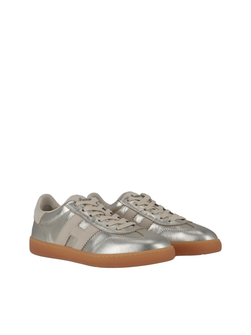 Hogan Metallic Gum-Sole Cool Low-Top Sneakers