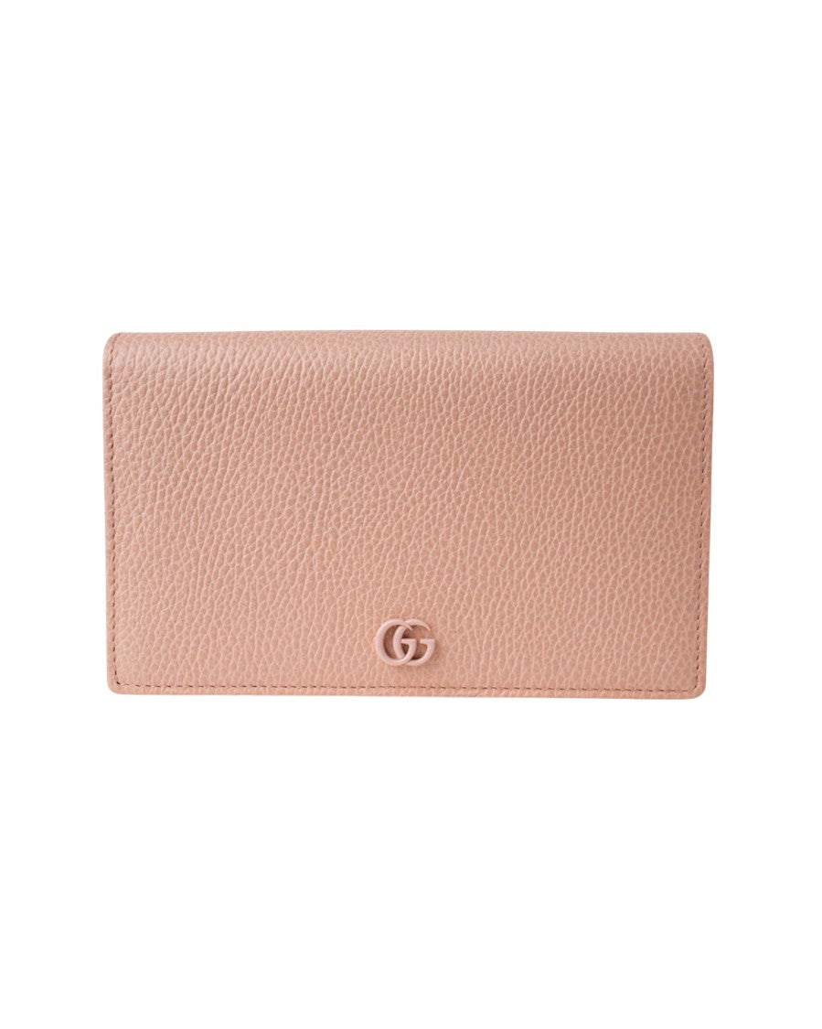 Gucci Wallet On Chain Gg Marmont Pink