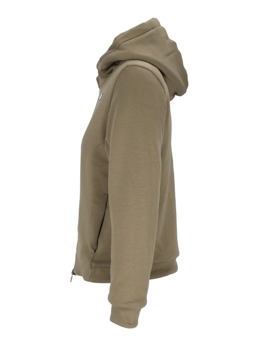 K-Way Reversible Brown Faux Fur Double Giacca With Hood
