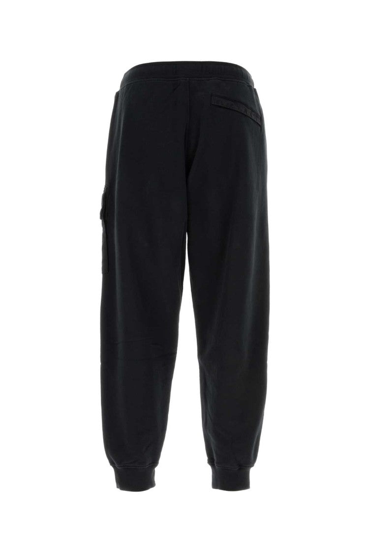 Stone Island Black Cotton Joggers