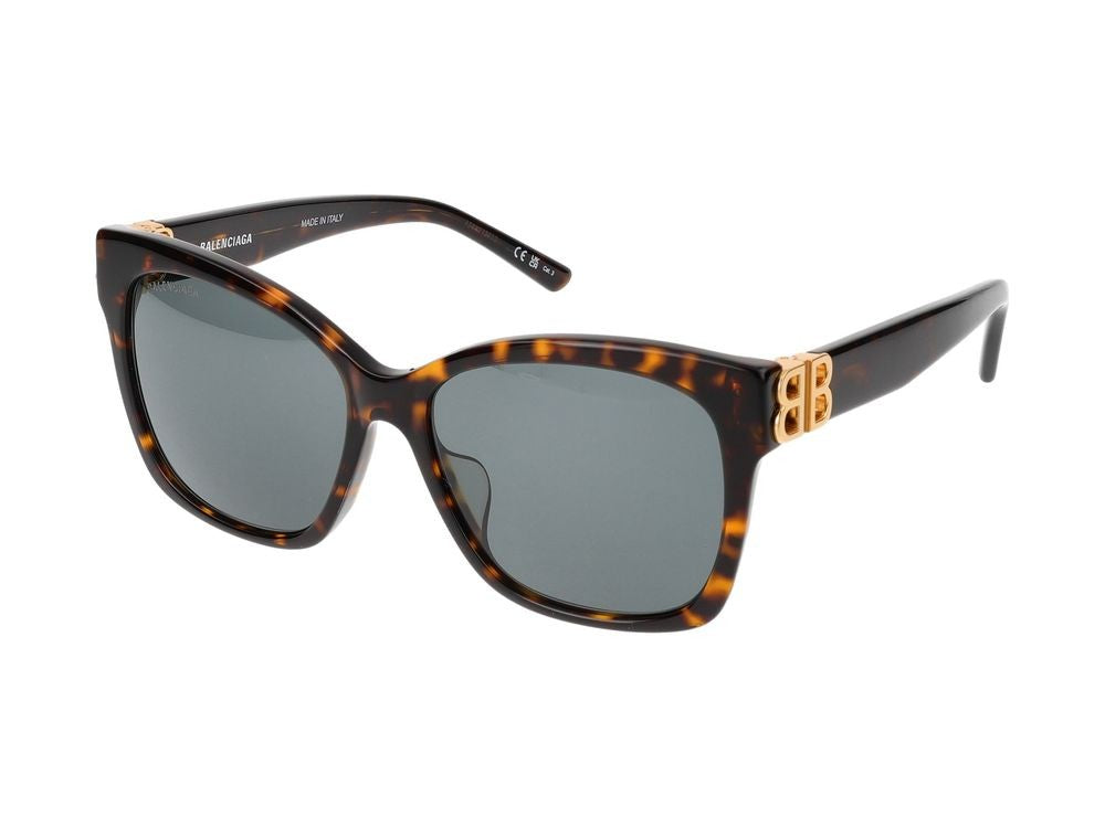 Balenciaga Sunglasses Balenciaga Bb0102sa 002 Havana Gold Green 57/16/145