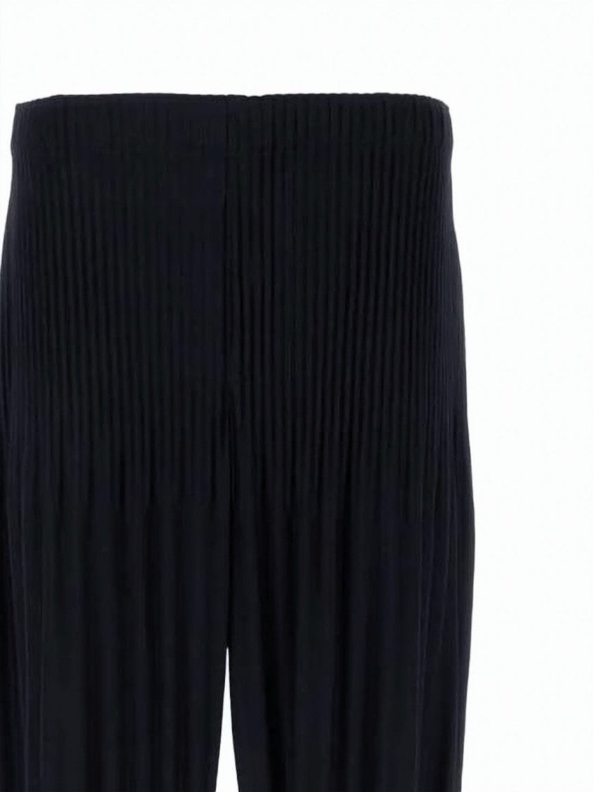 Homme Plissé Issey Miyake Unique Pleated Tapered Jogger Pants