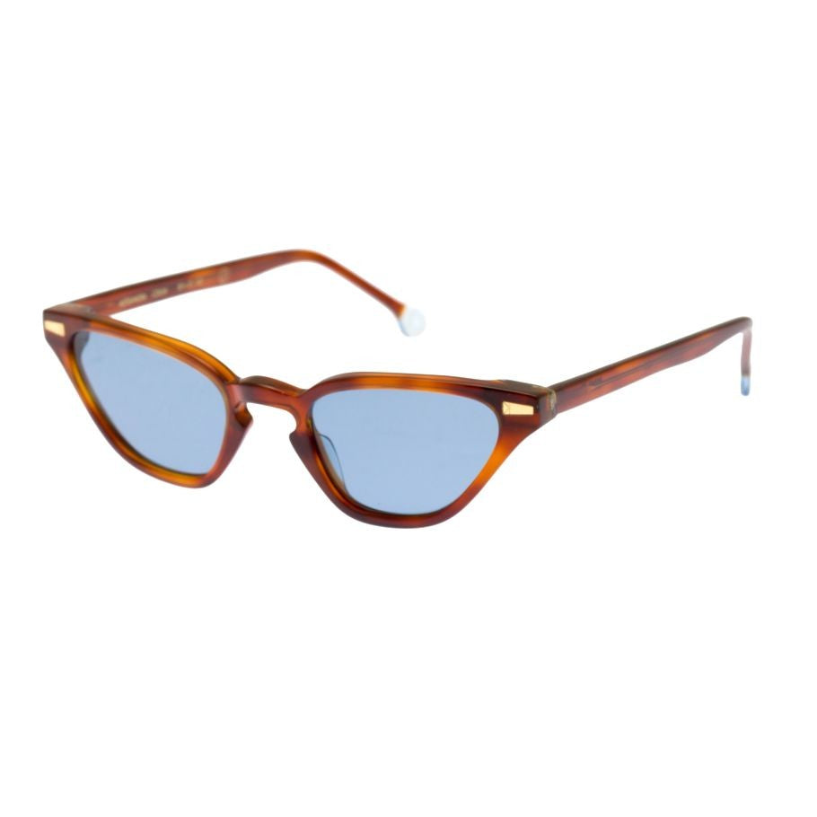 Kyme Alessandra Col 4 -Kymini Cat-Eye Tortoiseshell Sunglasses With Gold Accents