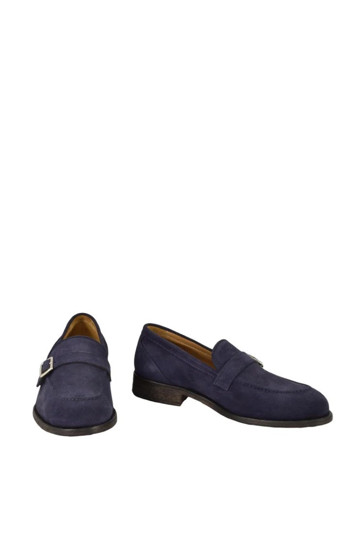 Crisci Blue Suede Loafer