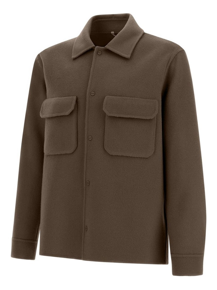 Herno Refined Grey Wool Jacket