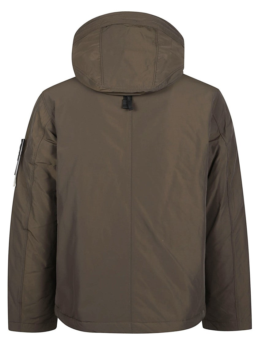Stone Island Cropped High Collar Down Jacket