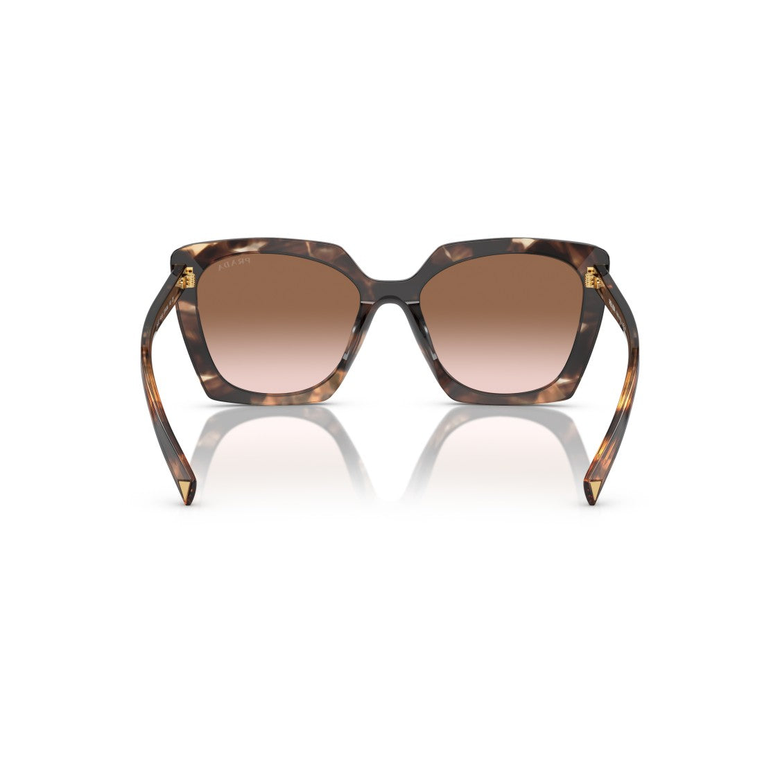 Prada 0Pr 23Zs Oversized Square Frame Tortoiseshell Sunglasses